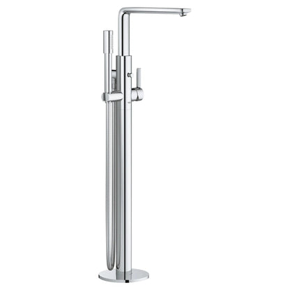 Grohe Lineare™ Single-Handle Freestanding StarLight Chrome Tub Faucet With 1.75 GPM Hand Shower