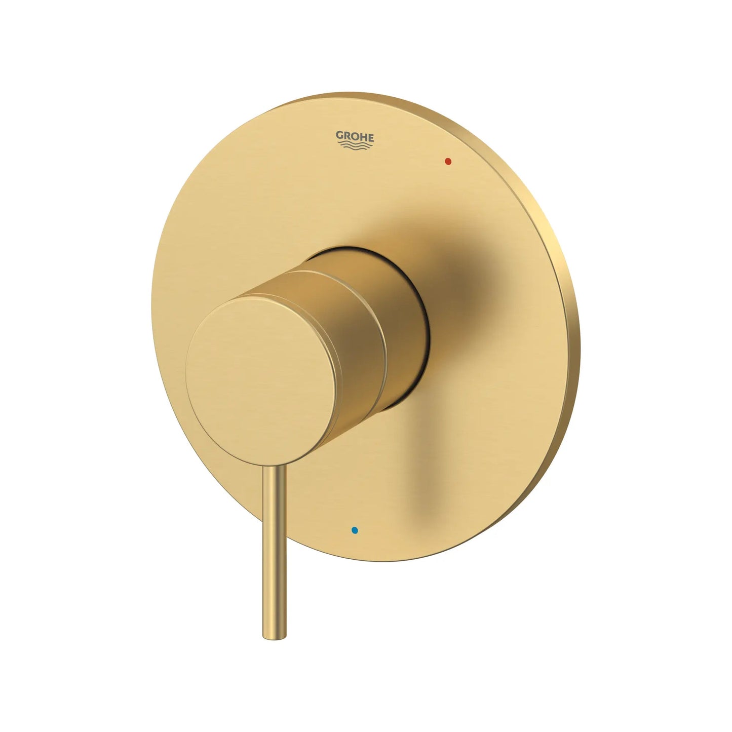 Grohe Atrio Metal Handle and Trim Plate Brushed Cool Sunrise Pressure Balance Valve Trim With Cartridge