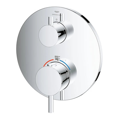 Grohe Atrio New Single Function 2-Handle Thermostatic StarLight Chrome Valve Trim