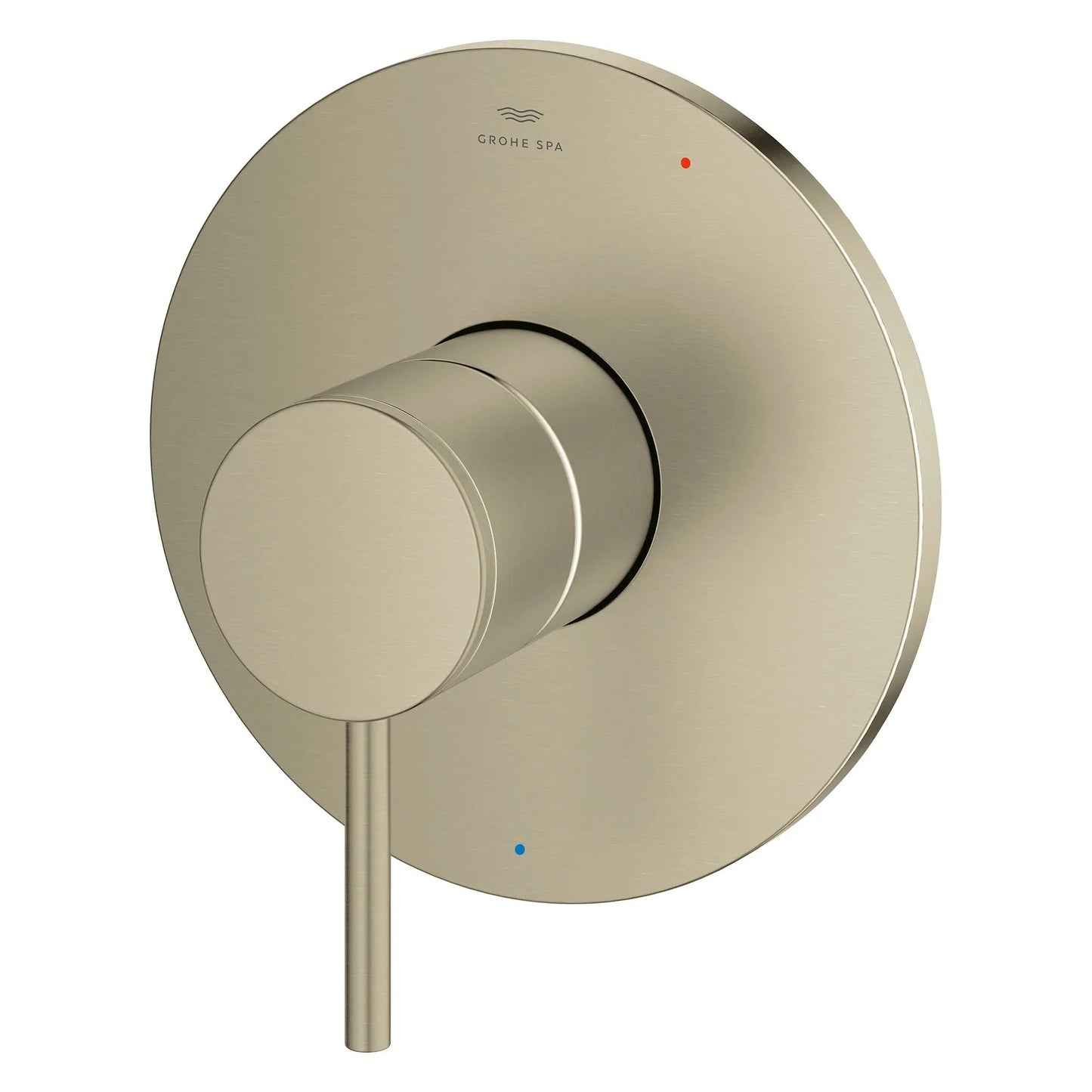 Grohe Atrio Metal Handle and Trim Plate Brushed Nickel Infinity Pressure Balance Valve Trim With Cartridge