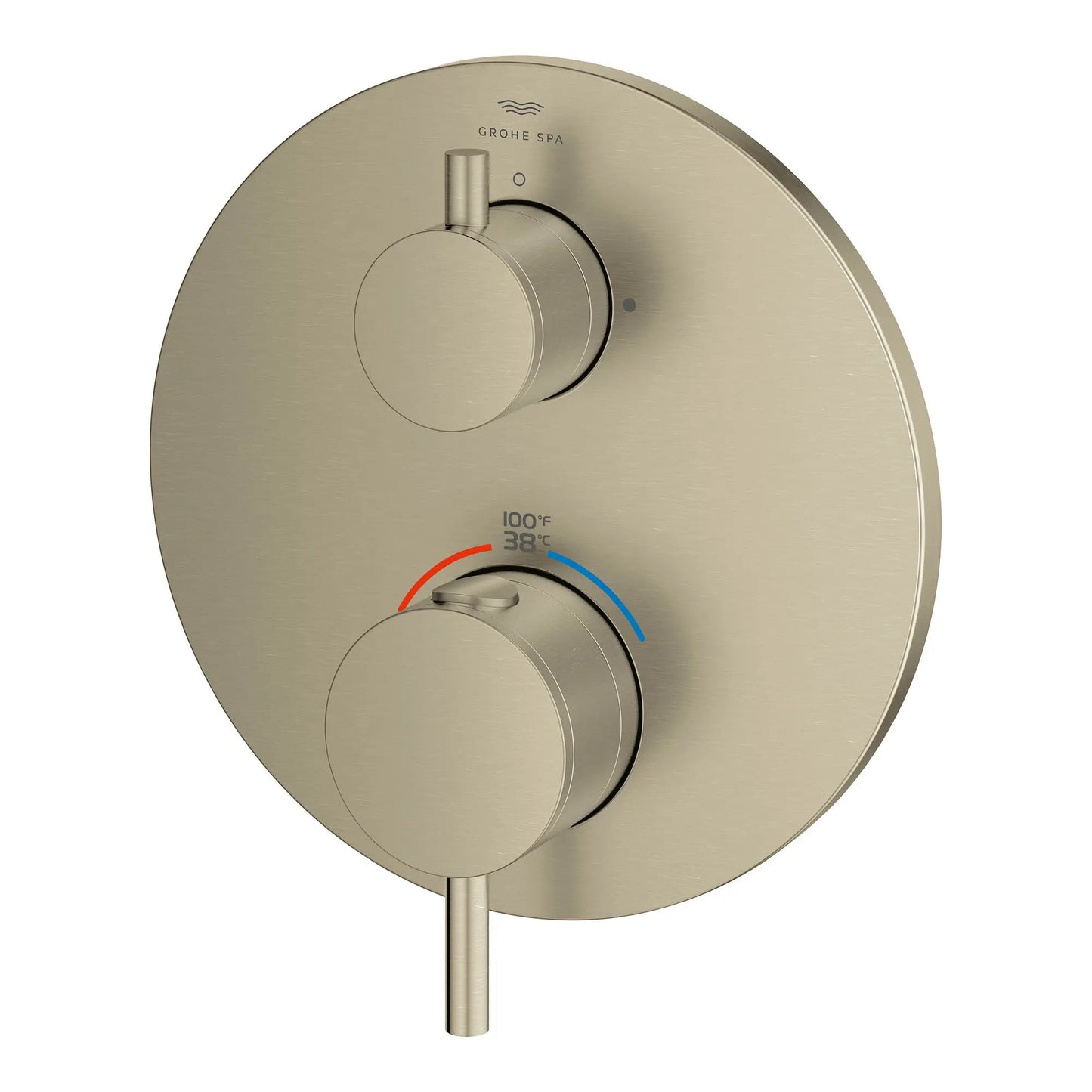 Grohe Atrio Dual Function 2-Handle Brushed Nickel Infinity Thermostatic Valve Trim