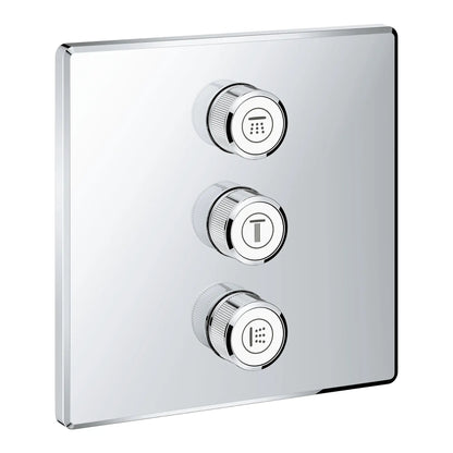 Grohe Grohtherm® SmartControl StarLight Chrome Triple Volume Control Trim