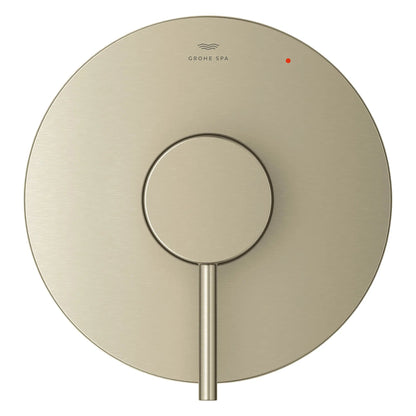 Grohe Atrio Metal Handle and Trim Plate Brushed Nickel Infinity Pressure Balance Valve Trim With Cartridge