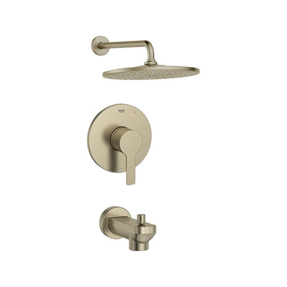 Grohe Lineare Pressure Balance Valve Brushed Nickel Infinity Tub/Shower Trim Kit