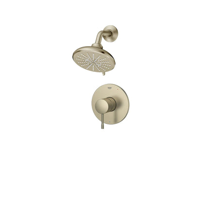 Grohe Essence Brushed Nickel Infinity Pressure Balance Valve Shower Trim Kit