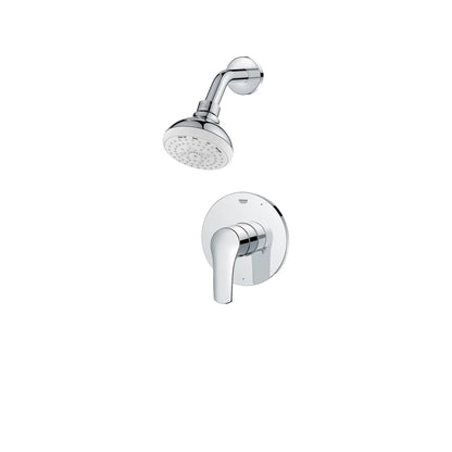 Grohe Eurosmart Pressure Balance StarLight Chrome Valve Shower Trim Kit