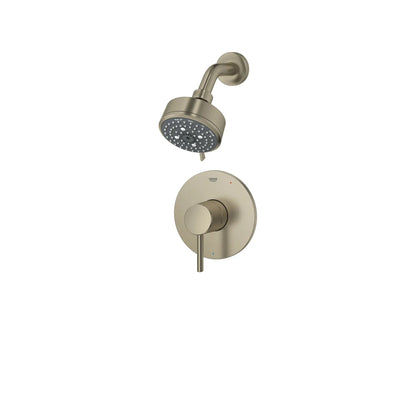 Grohe Concetto Pressure Balance Valve Brushed Nickel Infinity Shower Trim Kit