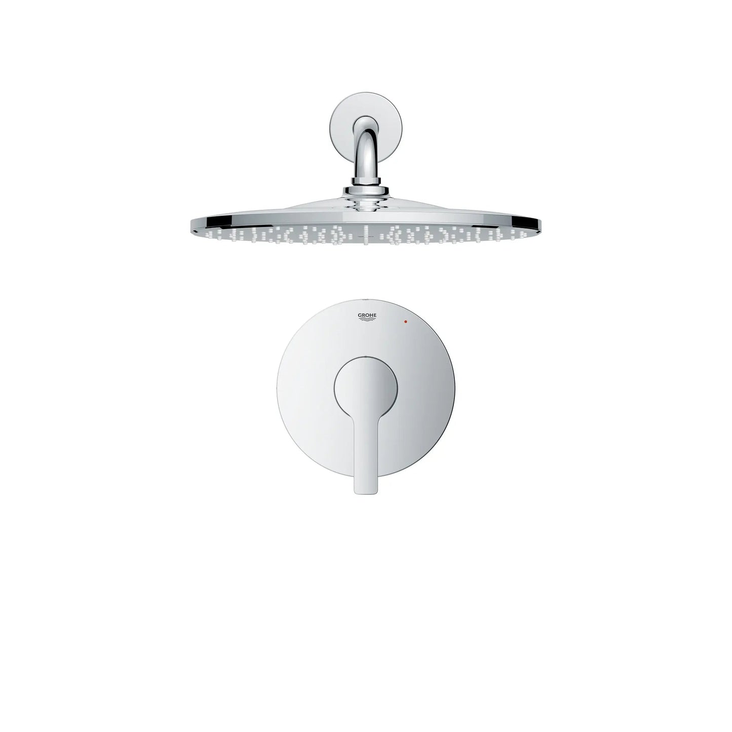 Grohe Lineare Pressure Balance StarLight Chrome Valve Shower Trim Kit