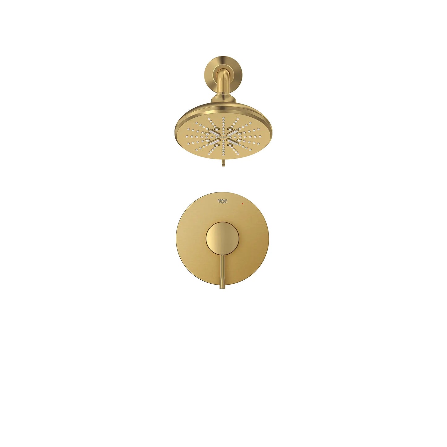 Grohe Essence Brushed Cool Sunrise Pressure Balance Valve Shower Trim Kit
