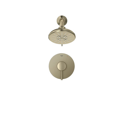 Grohe Essence Brushed Nickel Infinity Pressure Balance Valve Shower Trim Kit