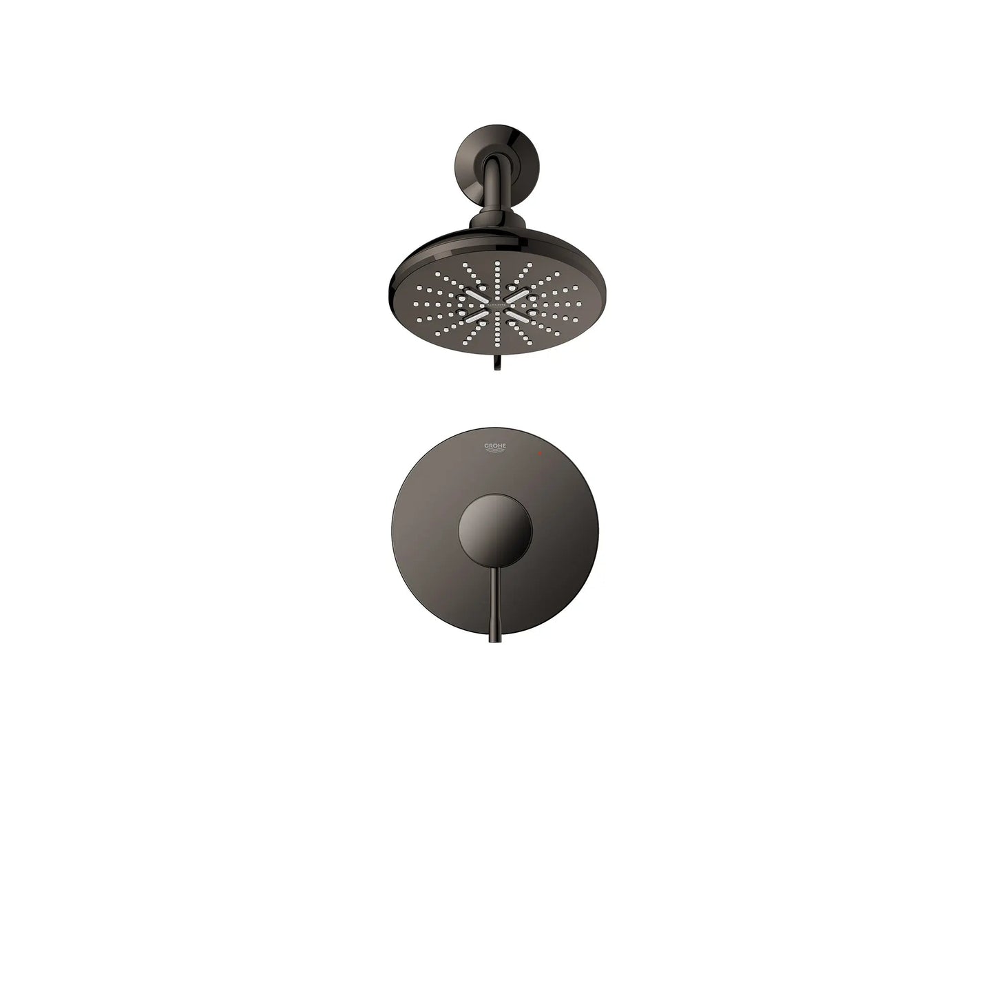 Grohe Essence Hard Graphite Pressure Balance Valve Shower Trim Kit
