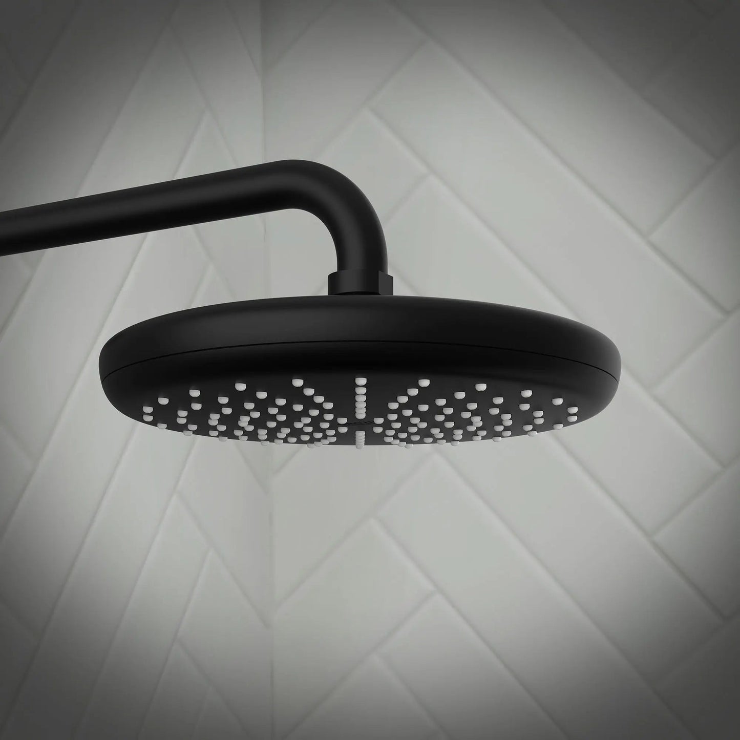 Grohe Tempesta® 8" Single Spray 1.75 GPM Matte Black 210 Shower Head