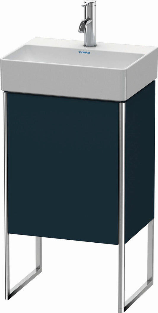 Duravit XSquare 17" Midnight Blue One Door Floorstanding Vanity Unit (XS4441L9898)