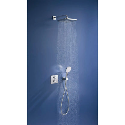Grohe Grohtherm® Single Function 2-Handle StarLight Chrome Thermostatic Valve Trim