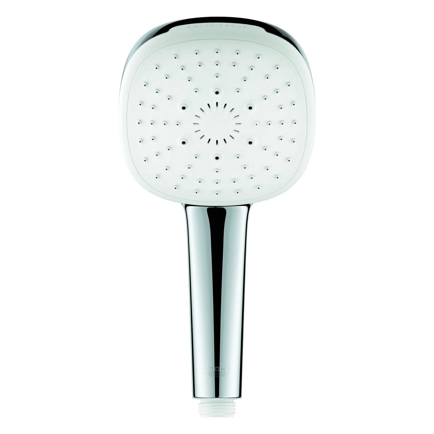 Grohe Tempesta 1.75 GPM 3-Spray StarLight Chrome 110 Square Hand Shower