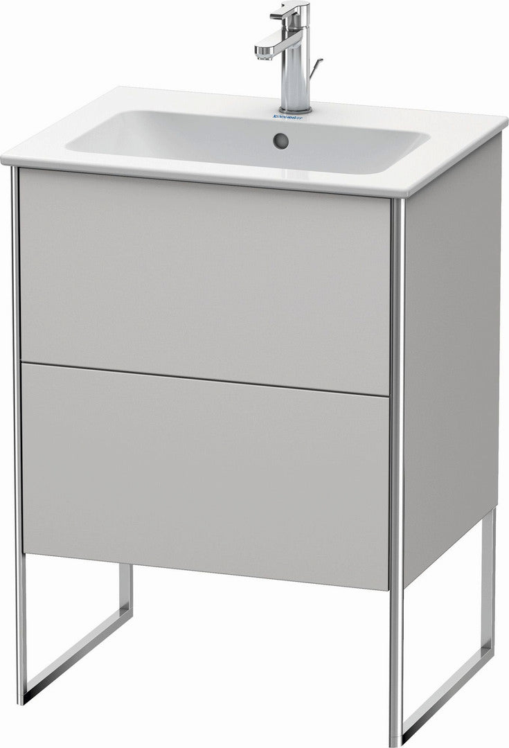 Duravit XSquare 24" Nordic White Two Drawer Floorstanding Vanity Unit (XS444503939)