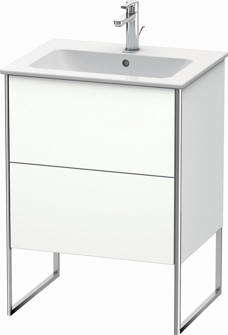 Duravit XSquare 24" White Matt Two Drawer Floorstanding Vanity Unit (XS444501818)