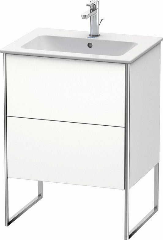 Duravit XSquare 24" White Matt Two Drawer Floorstanding Vanity Unit (XS444501818)