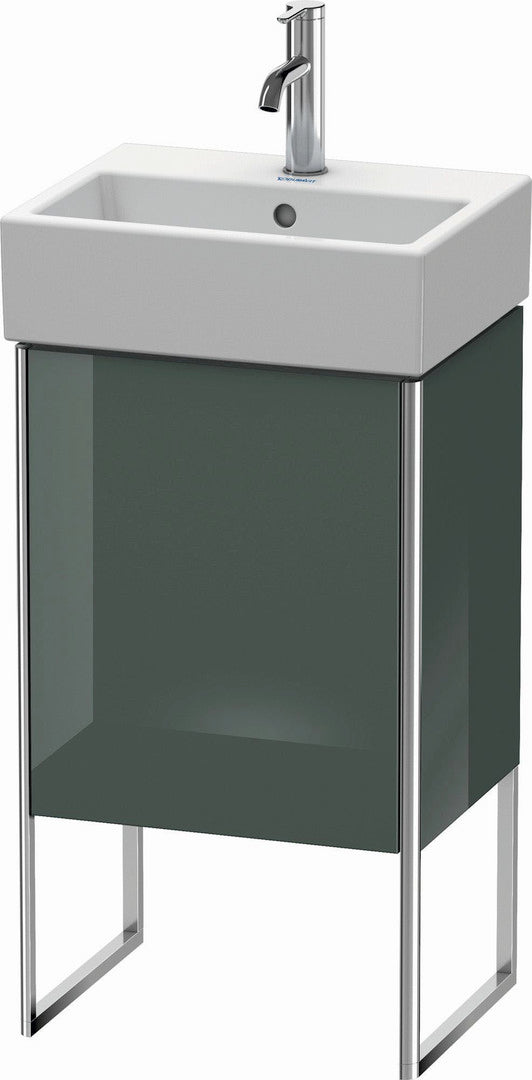 Duravit XSquare 17" Dolomite Gray One Door Floorstanding Vanity Unit (XS4470R3838)