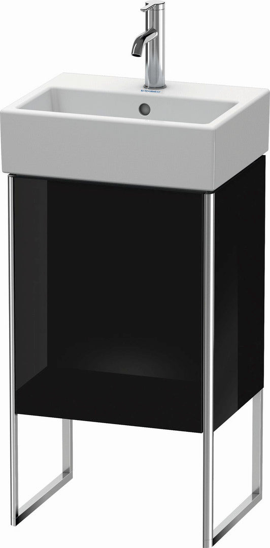 Duravit XSquare 17" Black One Door Floorstanding Vanity Unit (XS4470L4040)