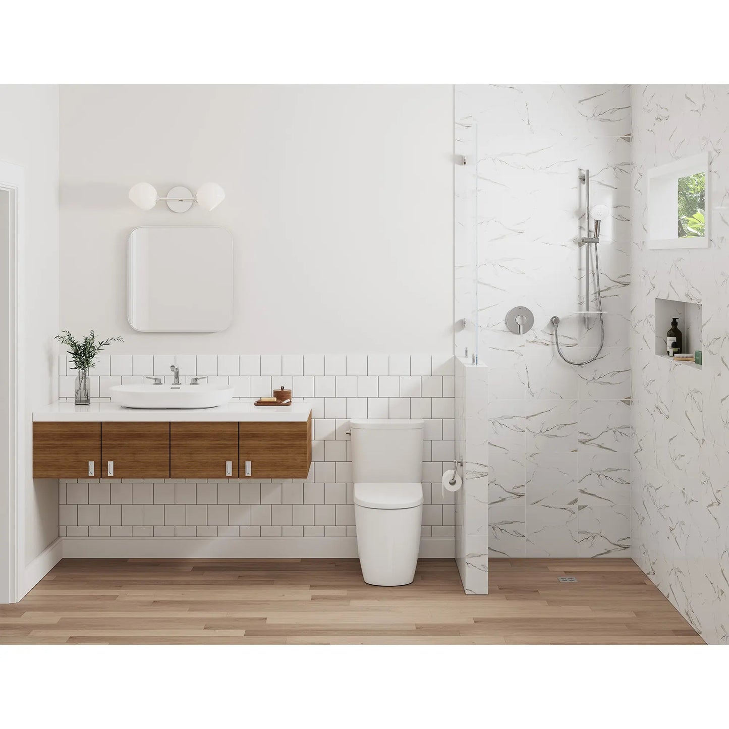 Grohe Timeless 2-Handle Pressure Balance StarLight Chrome Shower Bundle