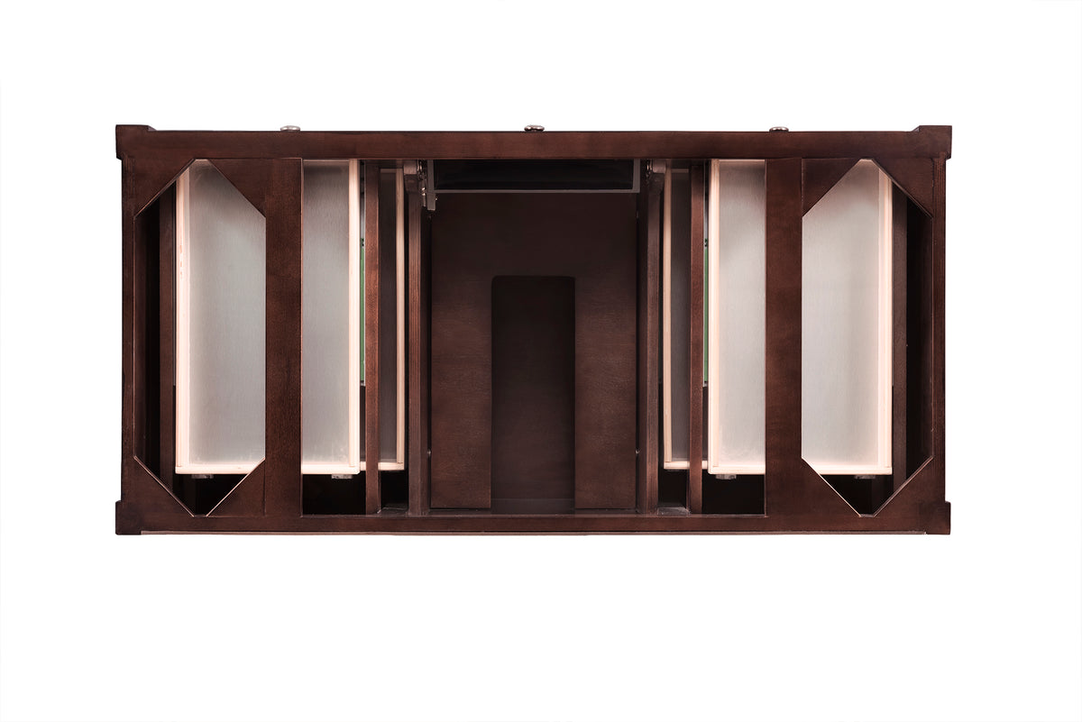 James Martin Vanities Brittany 48" Burnished Mahogany Single Vanity With 3 CM Tajnar Eclos Top and FreePower Wireless Charger