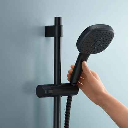 Grohe Tempesta 1.75 GPM 3-Spray Matte Black 110 Square Hand Shower