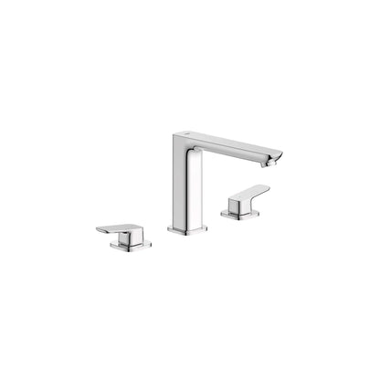 Grohe Cubeo 3-Hole 2-Handle StarLight Chrome Deck Mount Tub Filler