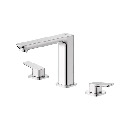 Grohe Cubeo 3-Hole 2-Handle StarLight Chrome Deck Mount Tub Filler