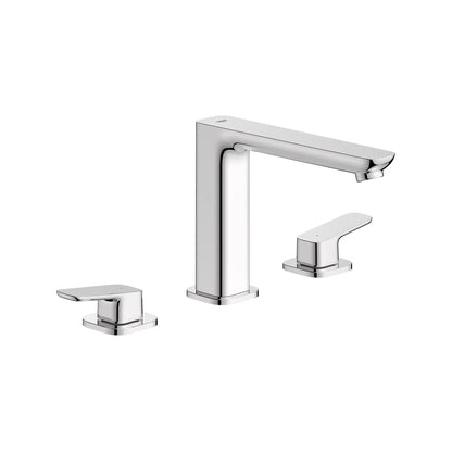Grohe Cubeo 3-Hole 2-Handle StarLight Chrome Deck Mount Tub Filler