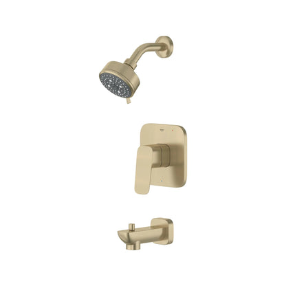 Grohe Cubeo Pressure Balance Valve Brushed Nickel Infinity Tub/Shower Trim Kit