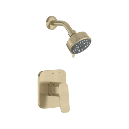 Grohe Cubeo 1.75 GPM Pressure Balance Brushed Nickel Infinity Valve Shower Trim Kit