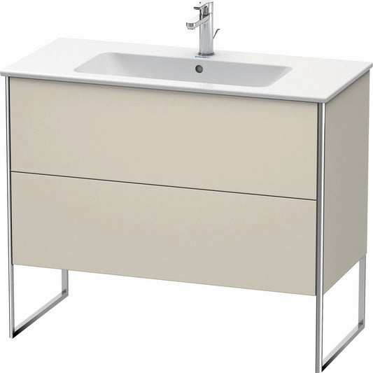 Duravit XSquare 40" Taupe Two Drawer Floorstanding Vanity Unit (XS444709191)