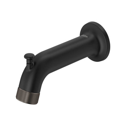 Grohe Listra StarLight Matte Black Tub Spout With Diverter