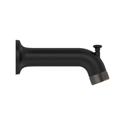 Grohe Listra StarLight Matte Black Tub Spout With Diverter