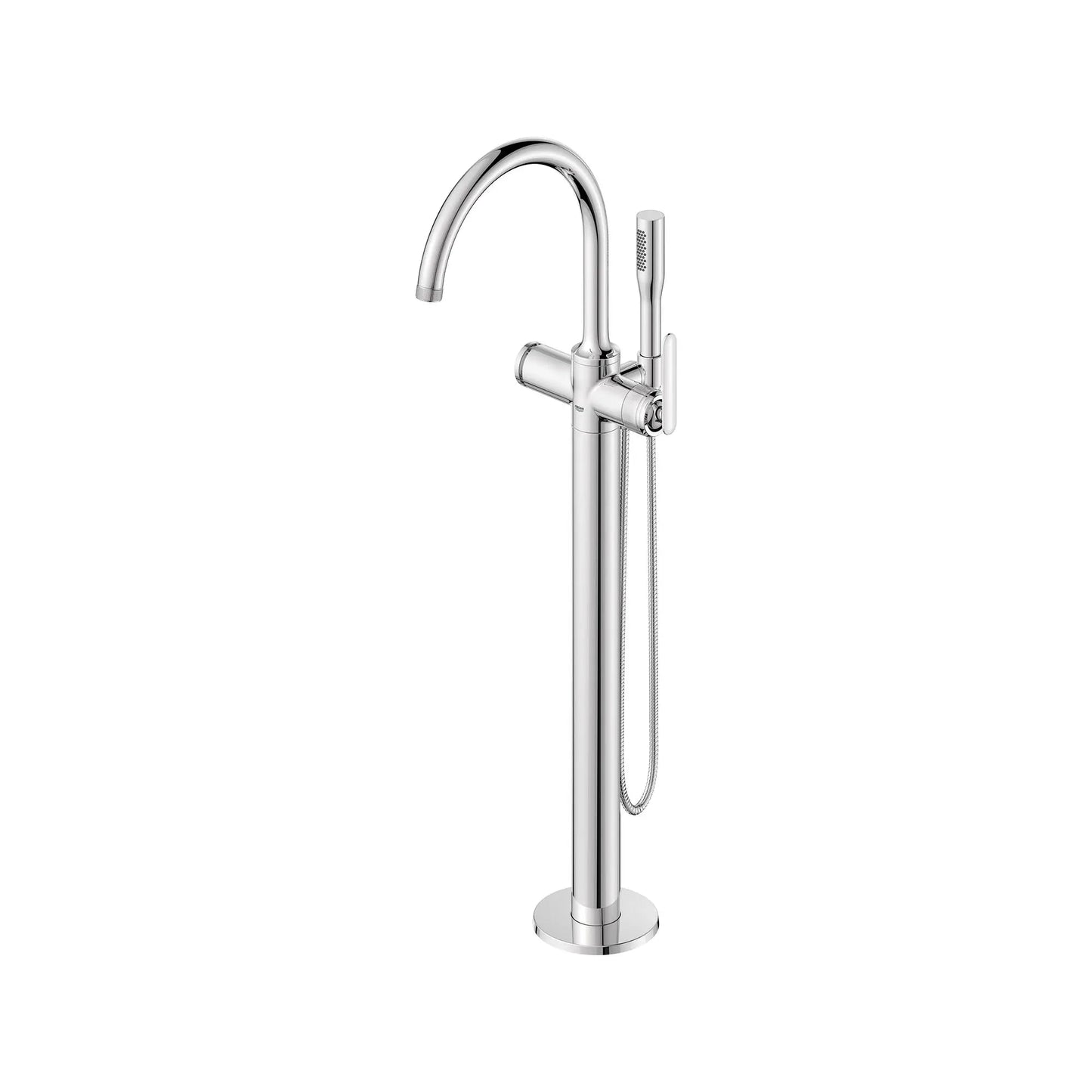 Grohe Listra Single-Handle Freestanding StarLight Chrome Tub Faucet With 1.75 GPM Hand Shower
