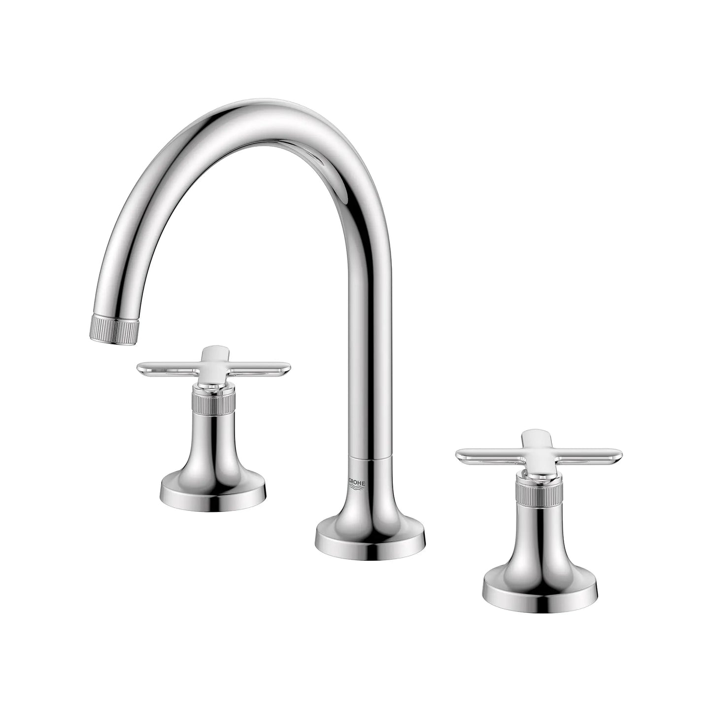 Grohe Listra 3-Hole Deck Mount StarLight Chrome Roman Tub Filler
