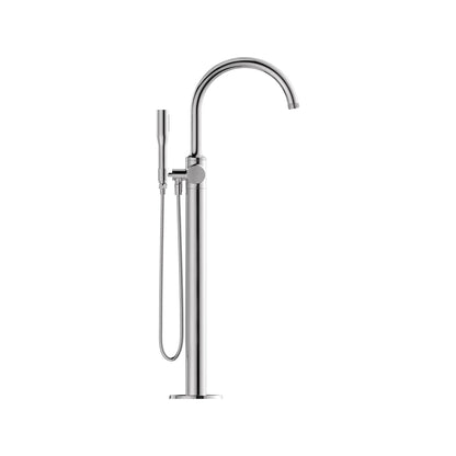 Grohe Listra Single-Handle Freestanding StarLight Chrome Tub Faucet With 1.75 GPM Hand Shower