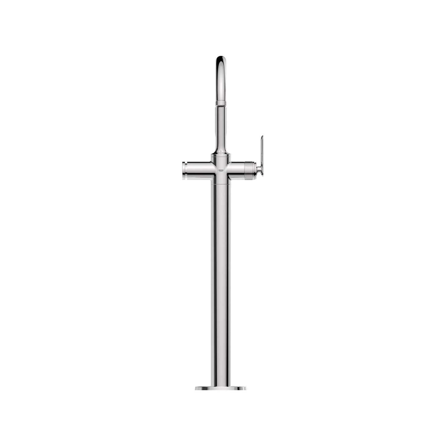 Grohe Listra Single-Handle Freestanding StarLight Chrome Tub Faucet With 1.75 GPM Hand Shower