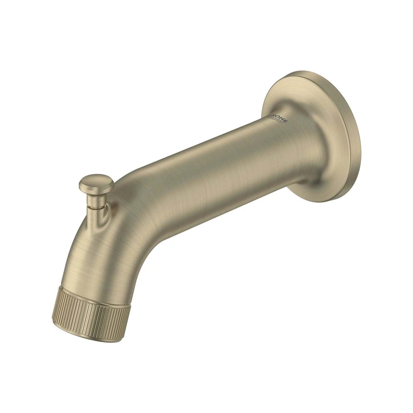 Grohe Listra StarLight Brushed Nickel Infinity Tub Spout With Diverter