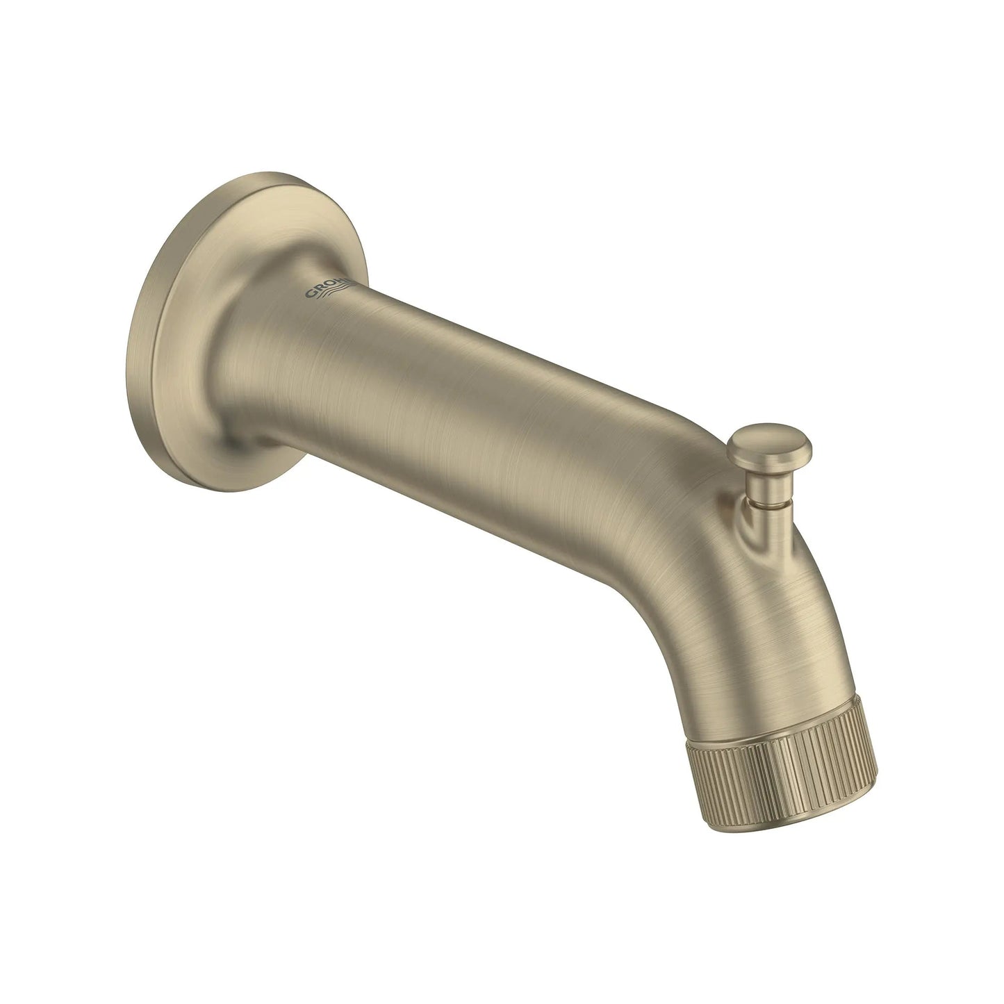 Grohe Listra StarLight Brushed Nickel Infinity Tub Spout With Diverter