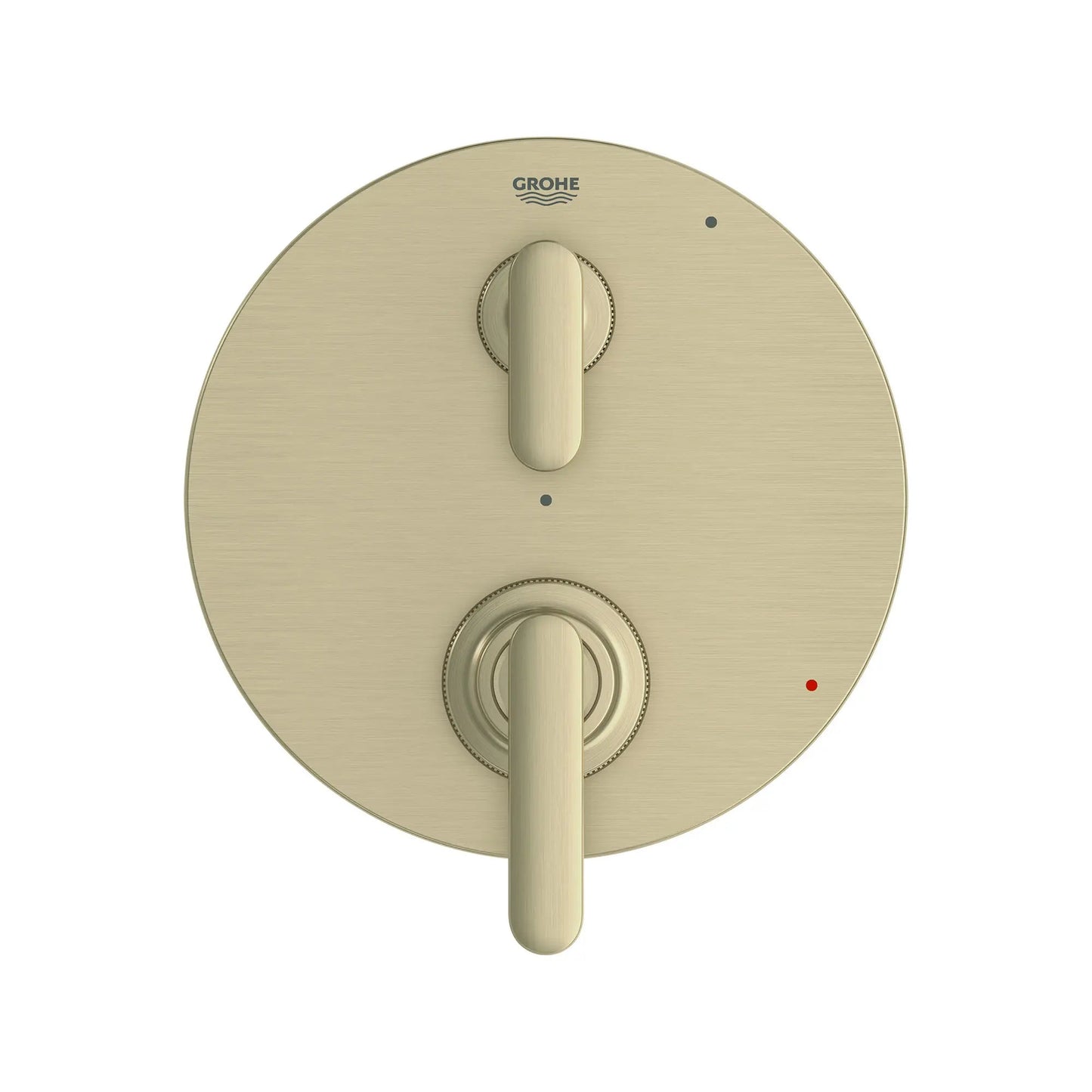 Grohe Listra 2-Handle Pressure Balance Brushed Nickel Infinity Valve Trim With 2-Way Diverter and Cartridge