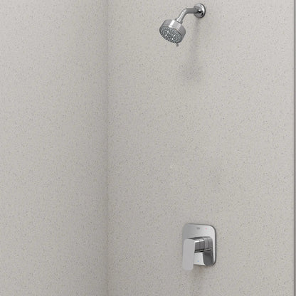Grohe Cubeo 1.75 GPM Pressure Balance StarLight Chrome Valve Shower Trim Kit