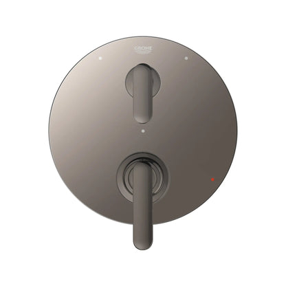 Grohe Listra 2-Handle Pressure Balance Valve Trim Hard Graphite 3-Way Diverter With Cartridge