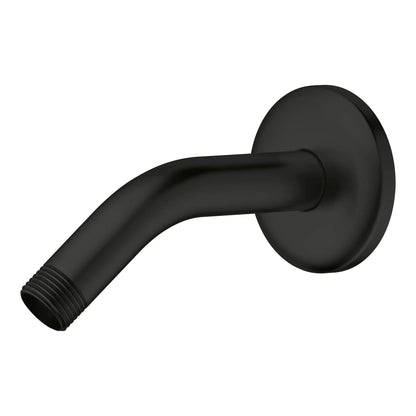 Grohe Relexa 5" Metal Matte Black Wall Mount Shower Arm