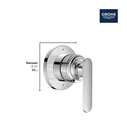 Grohe Listra 2-Way Polished Chrome Diverter Trim