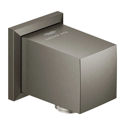 Grohe Euphoria Cube® Metal Brushed Hard Graphite Wall Union