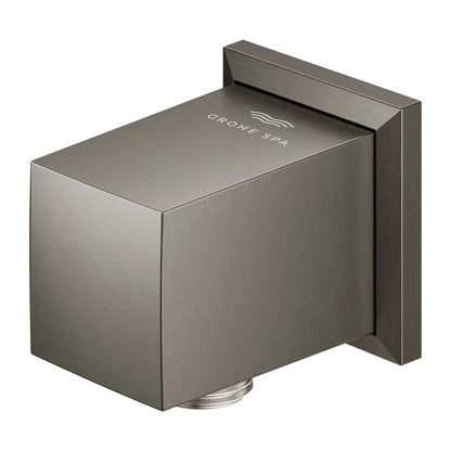 Grohe Euphoria Cube® Metal Brushed Hard Graphite Wall Union