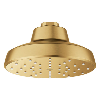 Grohe Tempesta 140 With AquaBooster Round Single Spray 1.75 GPM Brushed Cool Sunrise Shower Head