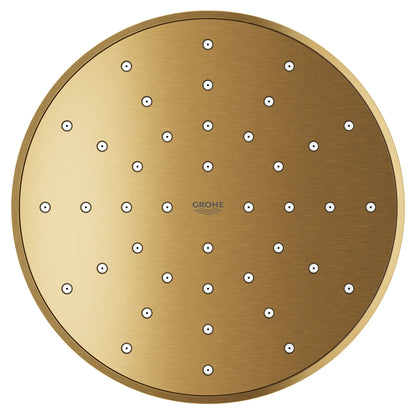 Grohe Tempesta 140 With AquaBooster Round Single Spray 1.75 GPM Brushed Cool Sunrise Shower Head